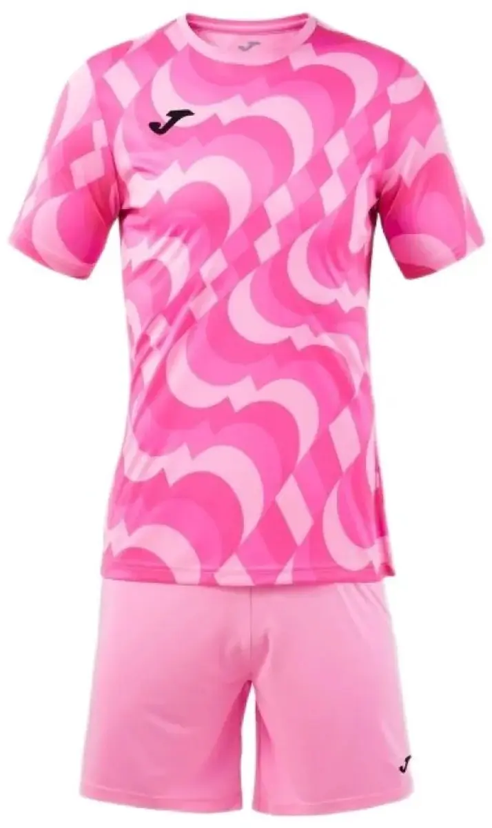 Joma Area Korte Mouw Set - S - Fluor Pink