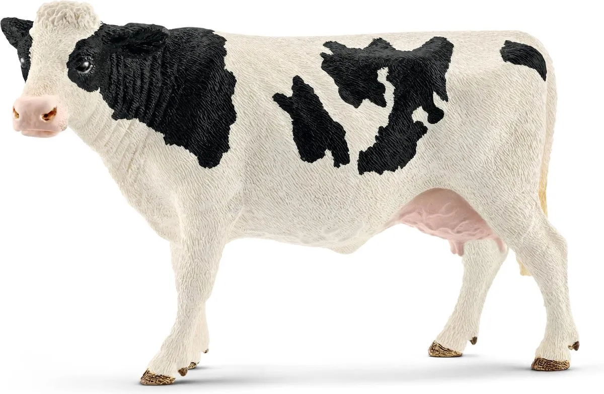 Schleich FARM WORLD Koe Zwartbont Speelfiguur 13797