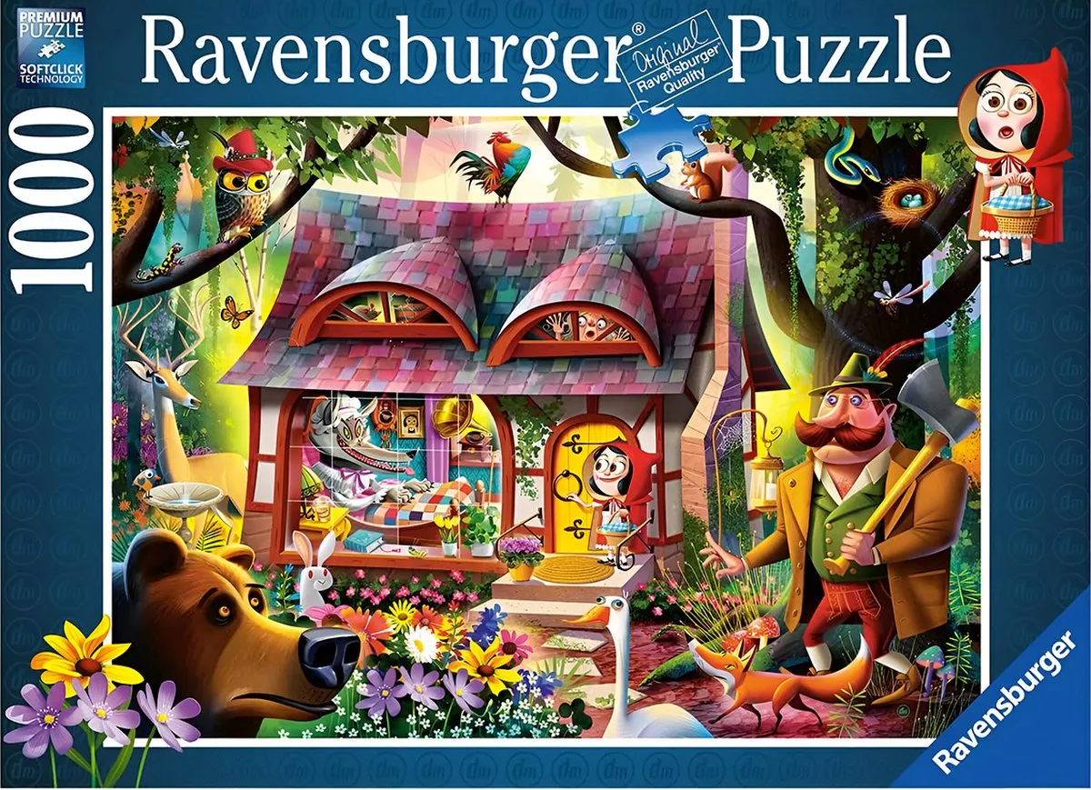 Ravensburger Roodkapje en de Wolf Legpuzzel 1000 Stuks
