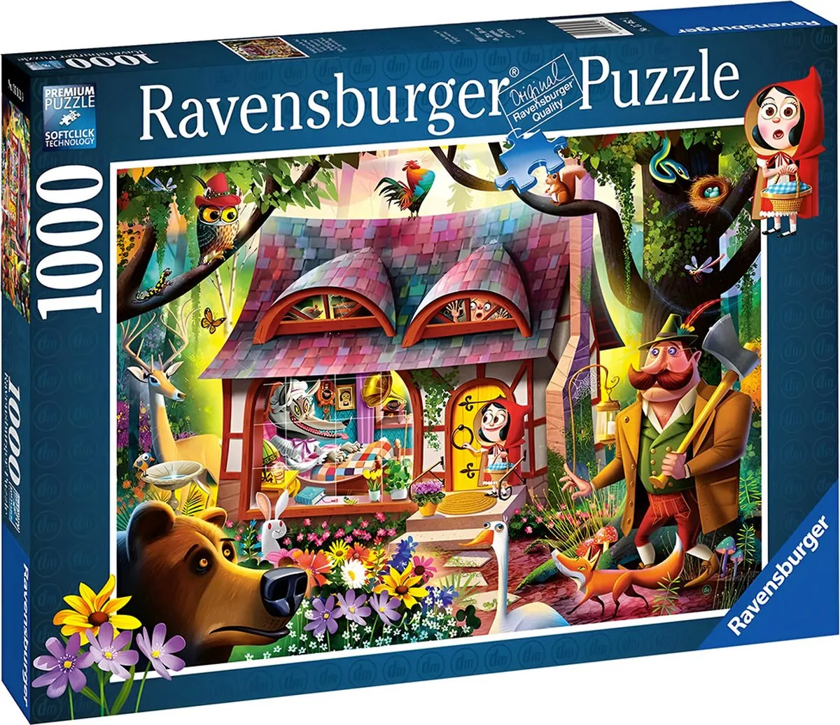 Ravensburger Roodkapje en de Wolf Legpuzzel 1000 Stuks