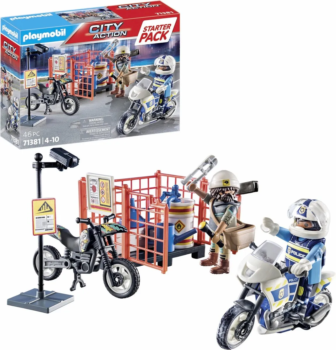 Playmobil Starterpack Politie 71381 - Multicolor