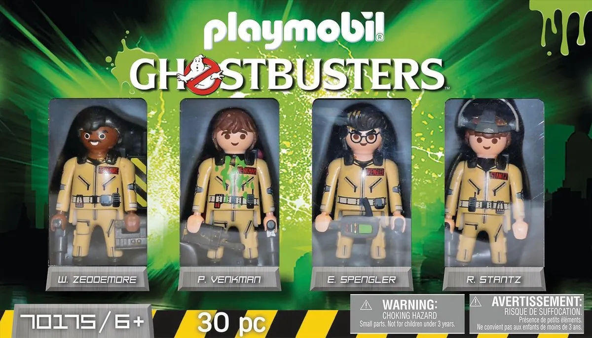 Playmobil Ghostbusters Collector's Set Winston, Peter, Egon & Ray 70175 - Multicolor - afbeelding 5 van 6