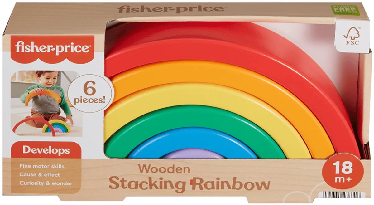 Fisher Price Wooden Rainbow Speelgoed