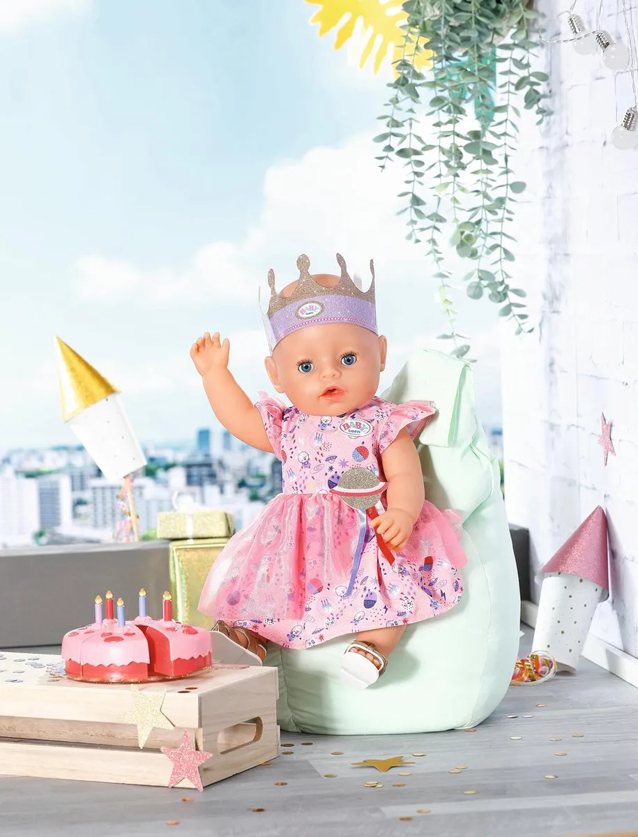 Baby Born Deluxe Happy Birthday Set 43cm - Multicolor