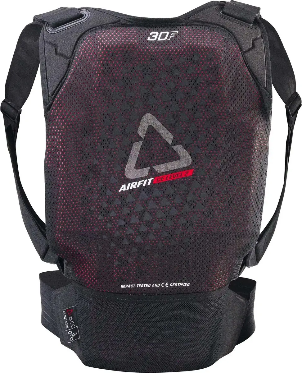 Leatt 3DF Airfit Evo Rugbeschermer XXL - Zwart - afbeelding 2 van 6