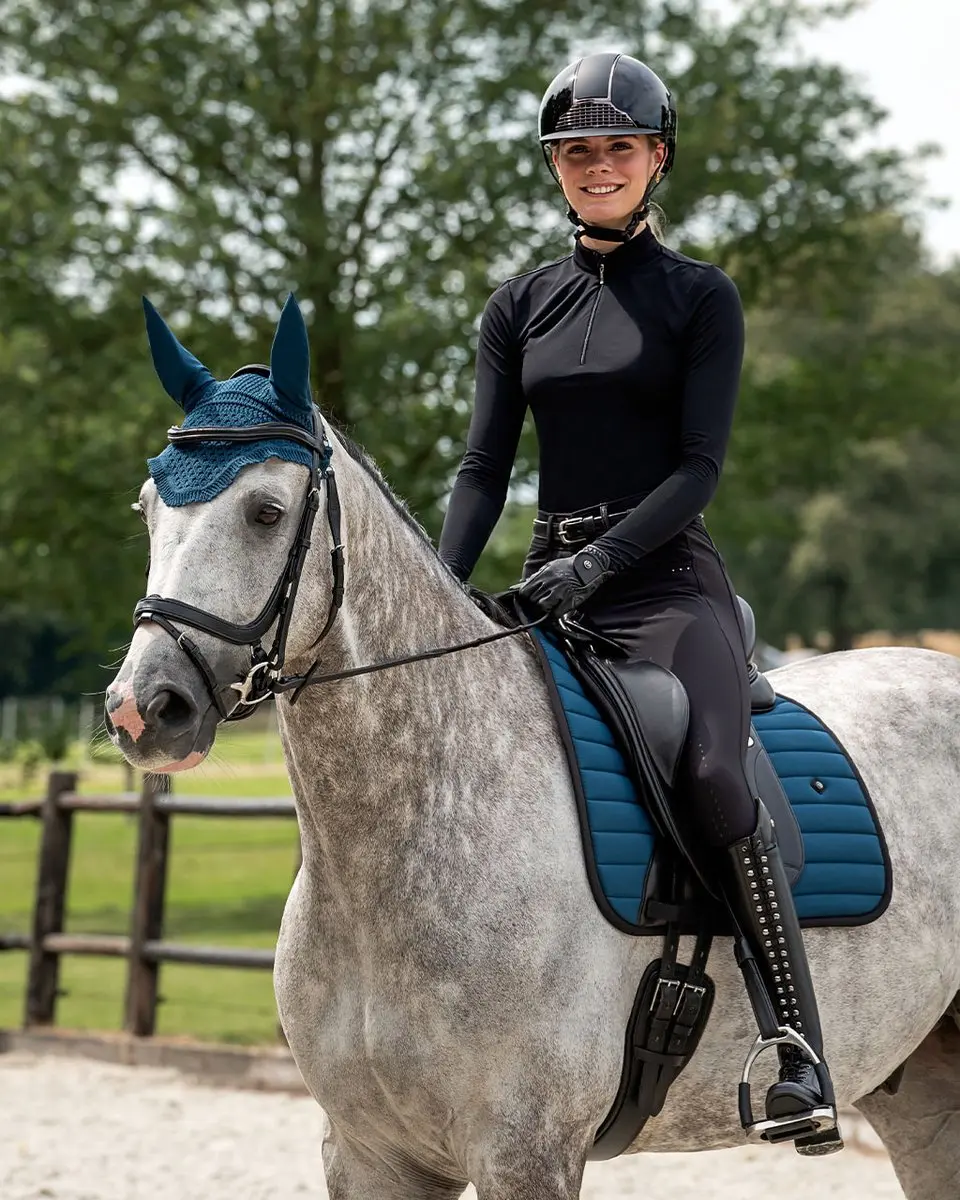 QHP Salerno Zadeldek - Dressuur - S - Zwart - afbeelding 4 van 6