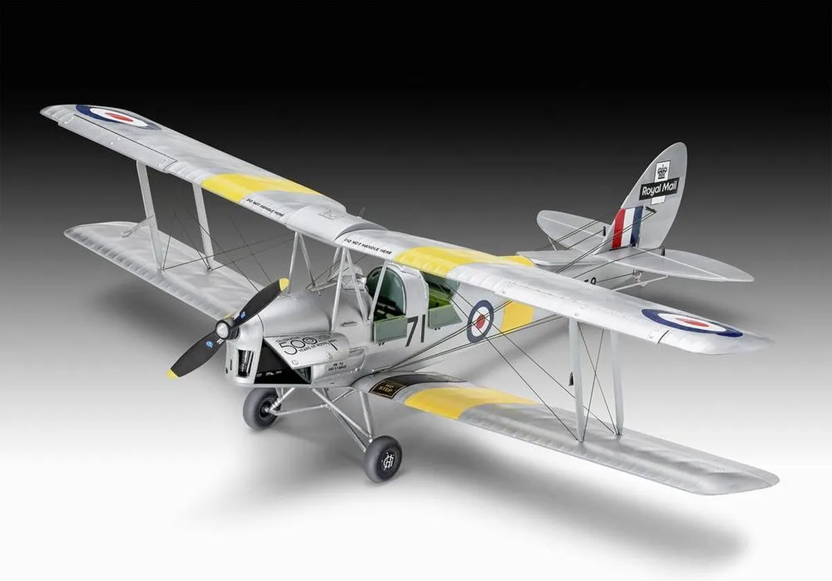 Revell 03827 D.H. 82A Tiger Moth - Modelbouwpakket 1:32 - Multi
