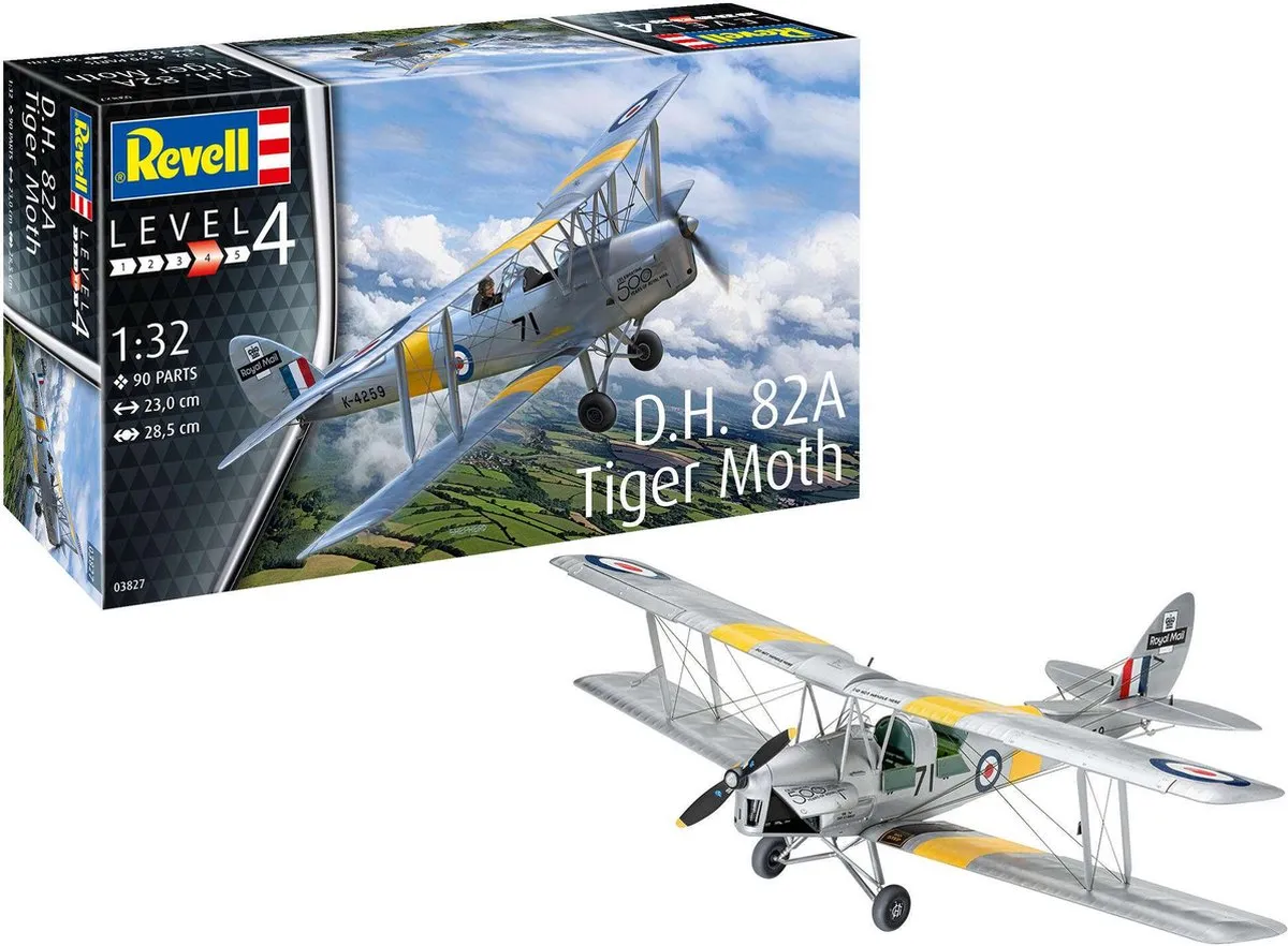 Revell 03827 D.H. 82A Tiger Moth