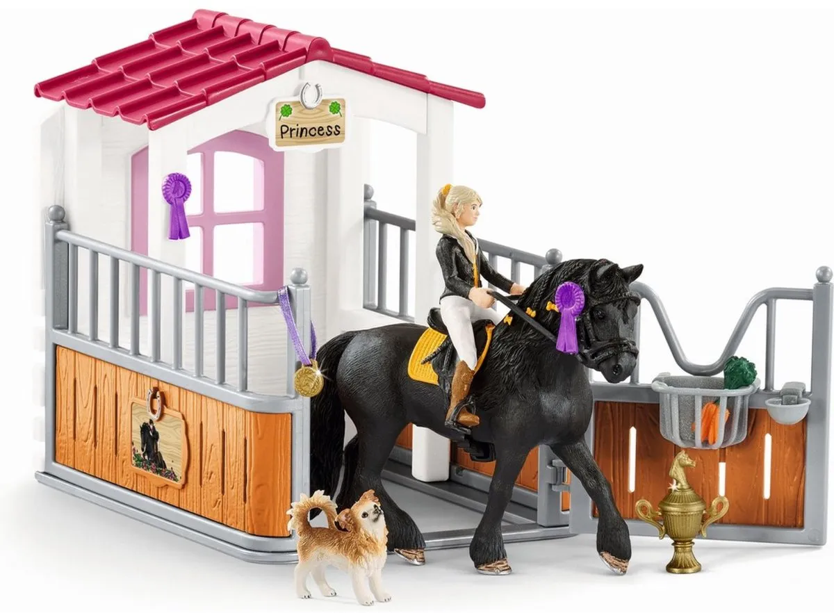 Schleich Horse Club Paardenstal 42437 - Tori & Princess - 14 Stuks