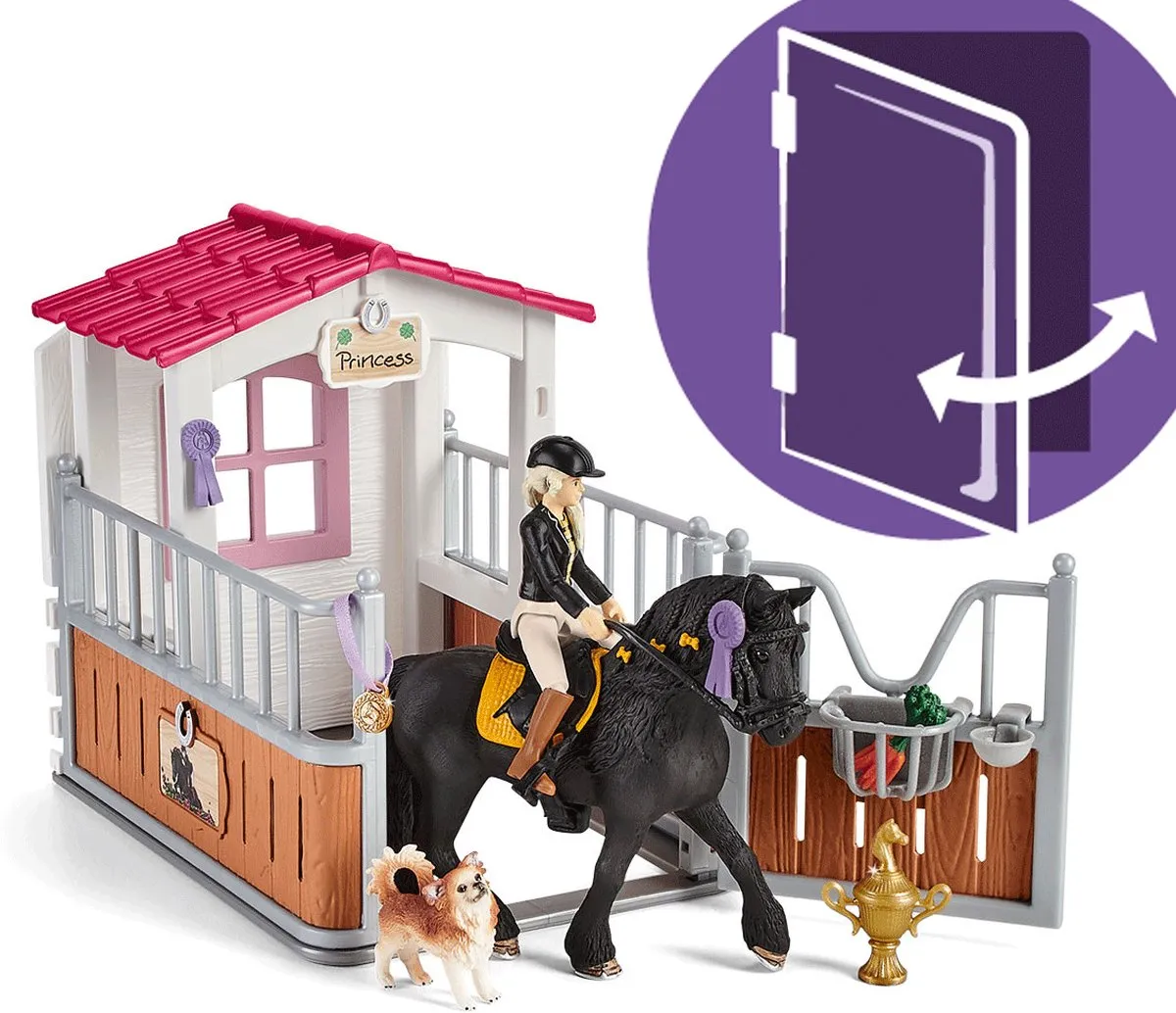 Schleich Horse Club Paardenstal 42437 - Tori & Princess - 14 Stuks - afbeelding 6 van 6