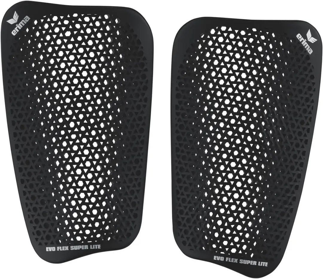 Erima Evo Flex Superlite Scheenbeschermers - M - Zwart/Zilver