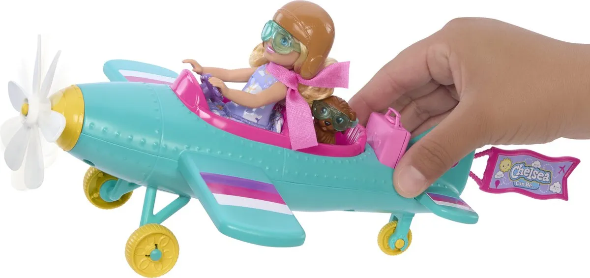 Barbie Chelsea Beroepenpop Speelset Piloot - Multicolor - afbeelding 4 van 6