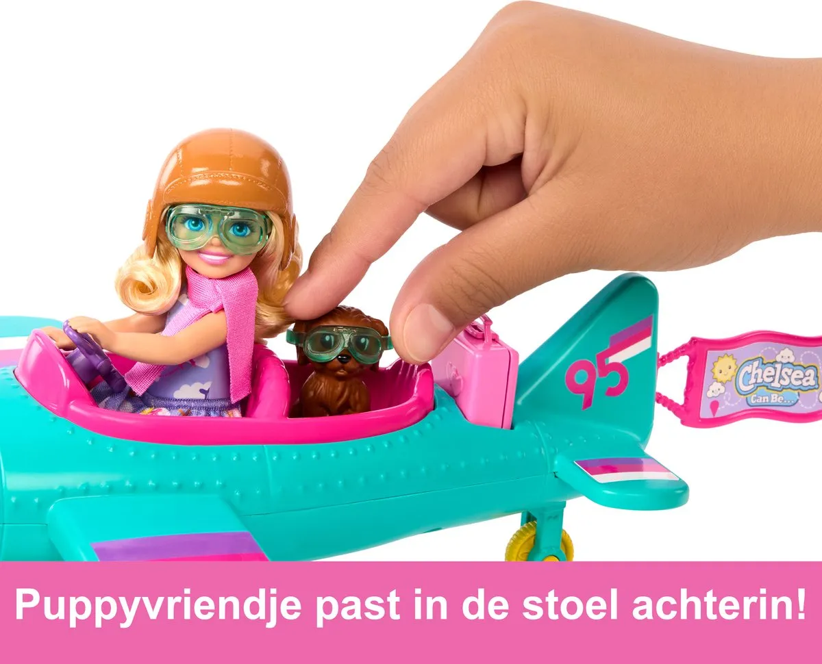 Barbie Chelsea Beroepenpop Speelset Piloot - Multicolor - afbeelding 2 van 6