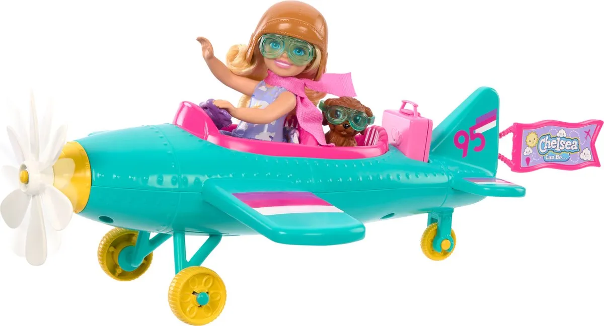 Barbie Chelsea Beroepenpop Speelset Piloot