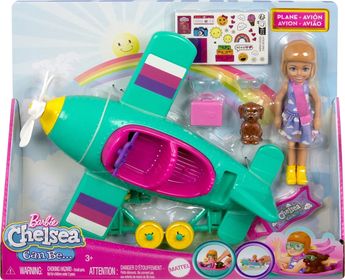 Barbie Chelsea Beroepenpop Speelset Piloot - Multicolor - afbeelding 6 van 6