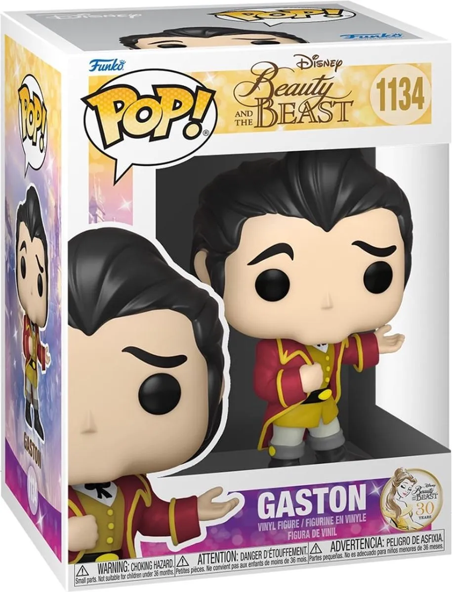 Funko Disney POP! Gaston Formal Beauty & The Beast Verzamelfiguur 9cm - Multicolours - afbeelding 2 van 6