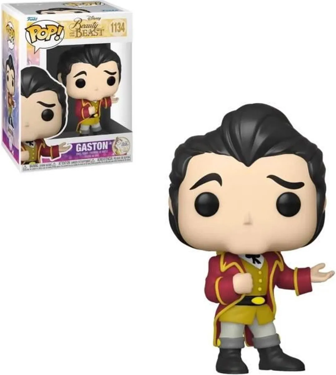 Funko Disney POP! Gaston Formal Beauty & The Beast Verzamelfiguur 9cm - Multicolours - afbeelding 5 van 6