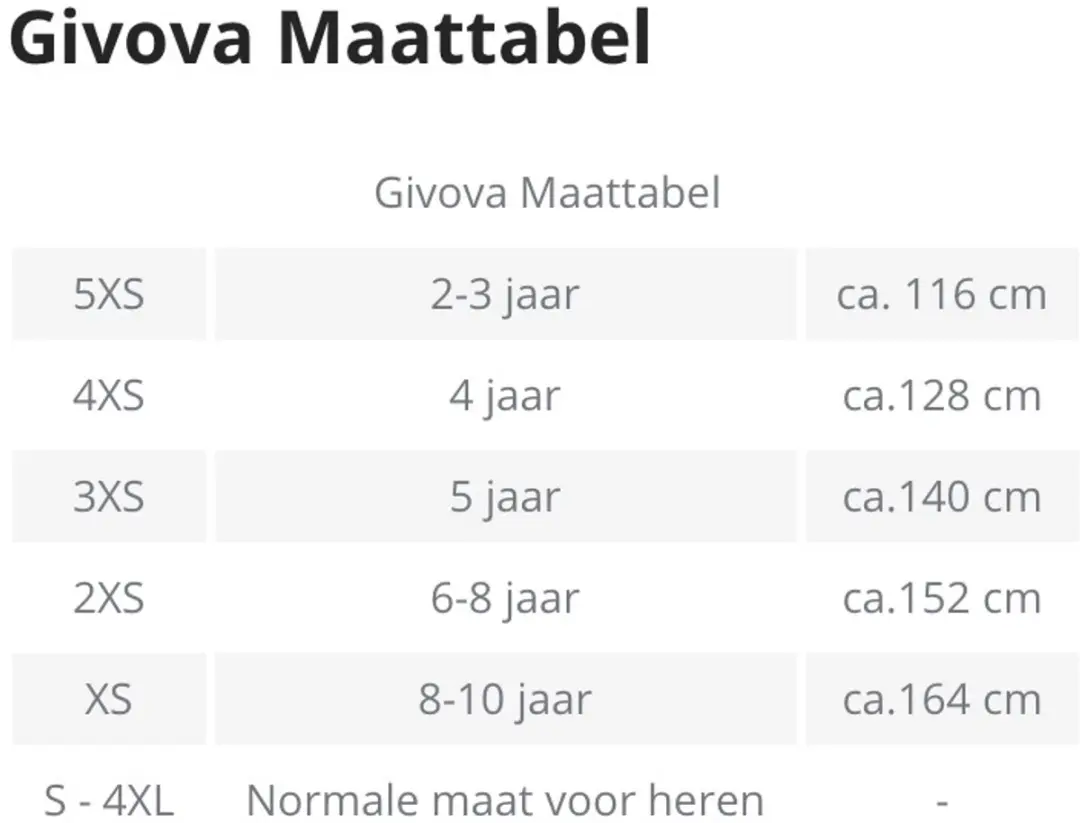 Givova Visa Trainingspak 5XL - Zwart/Rood