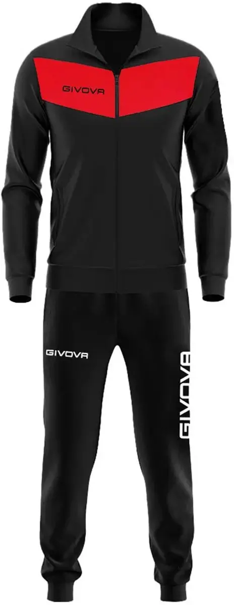 Givova Visa Trainingspak Zwart 5XL