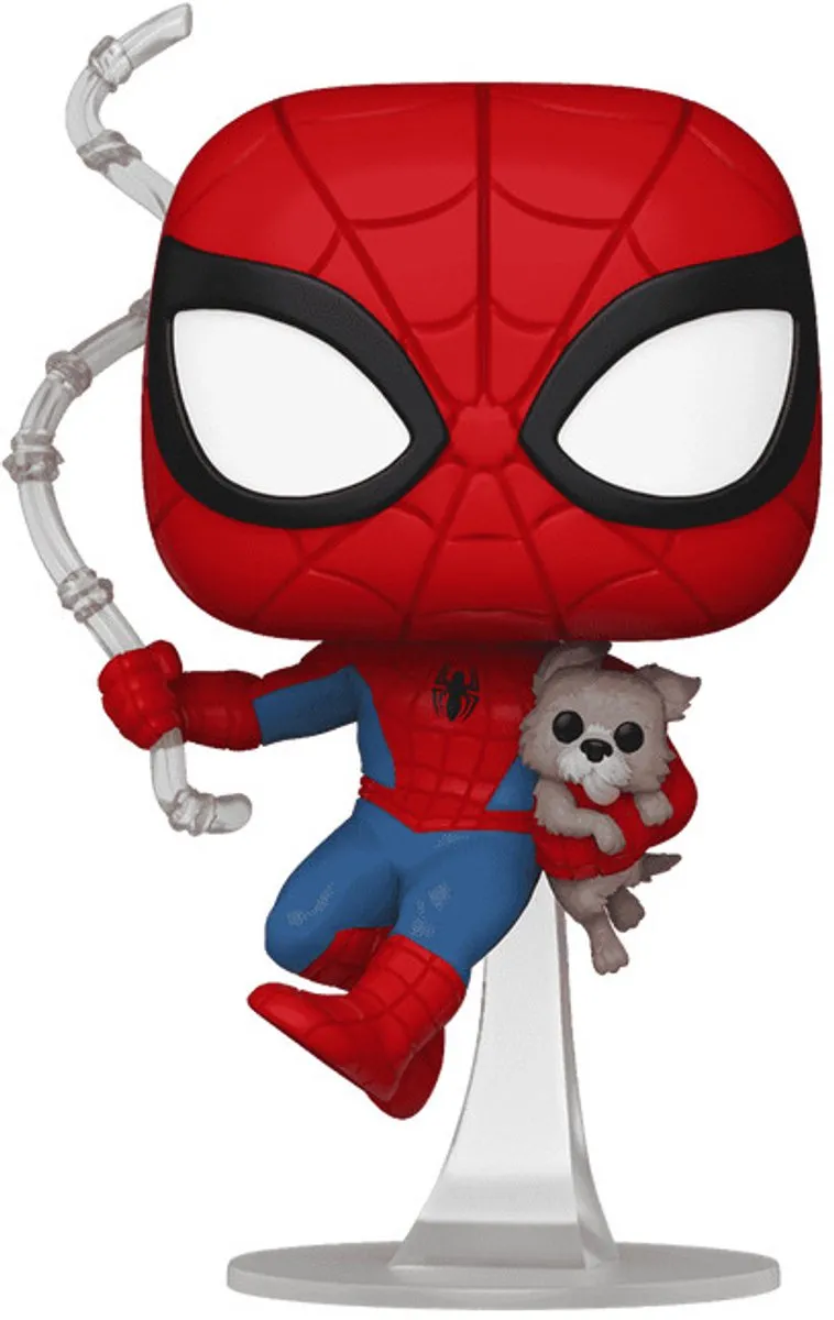 Funko Spider-Man POP! Figuur Spidey met Sandwich - 9cm - Multicolor