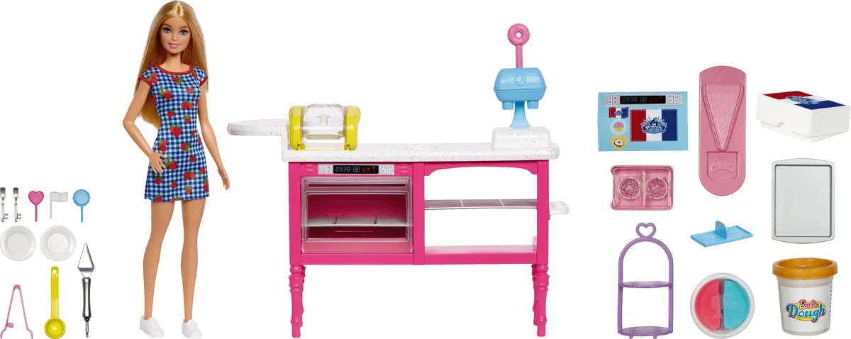 Barbie Buddys Café Speelset - afbeelding 5 van 6