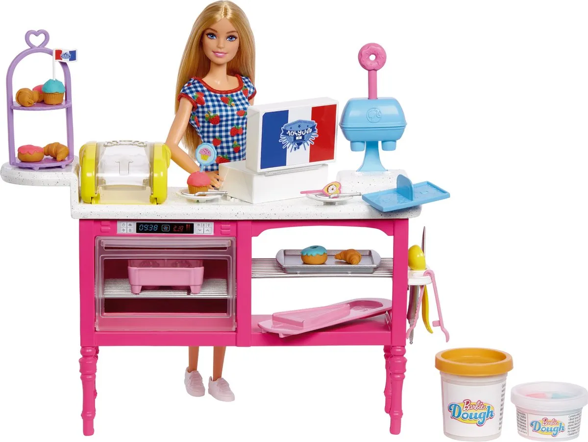 Barbie Buddys Café Speelset - afbeelding 4 van 6