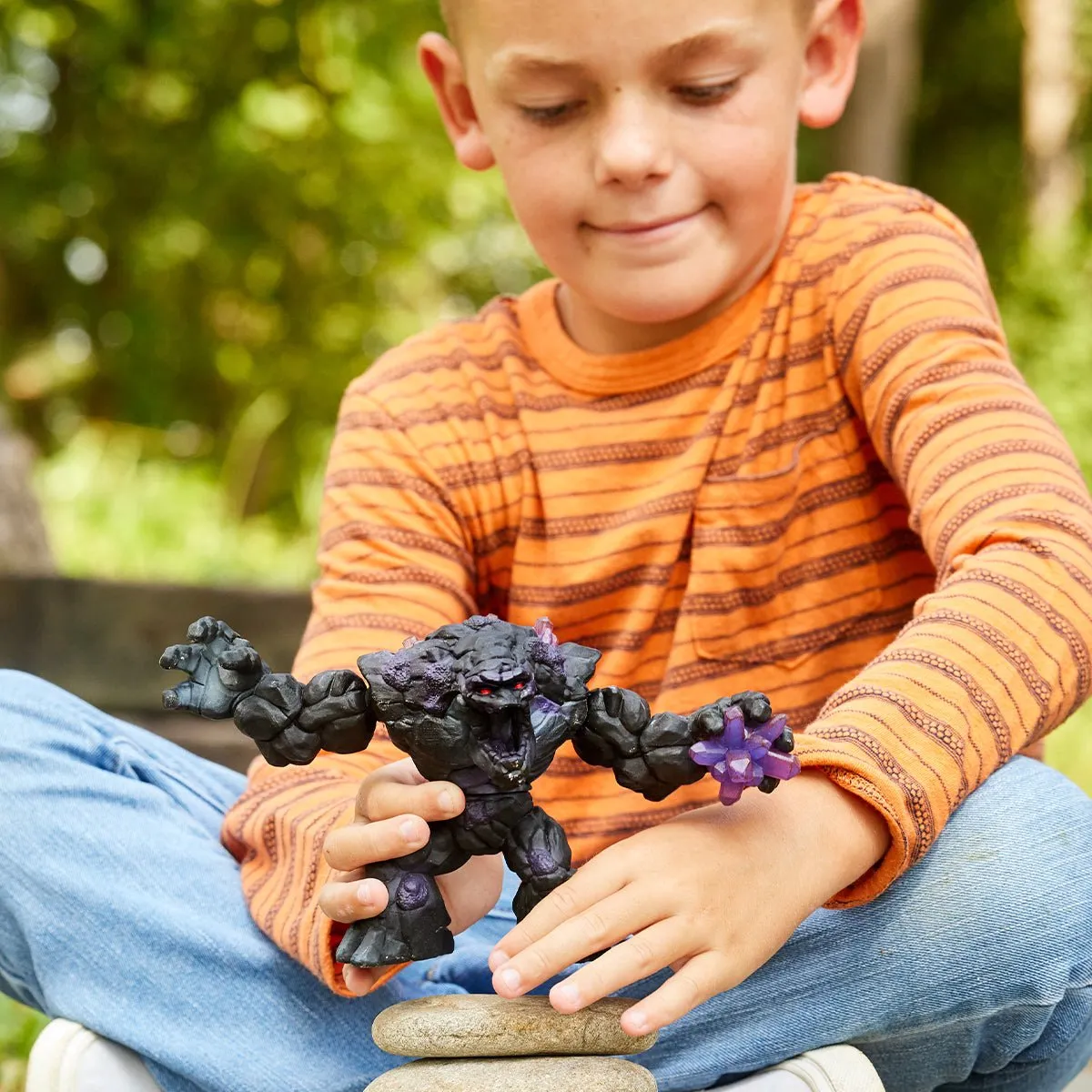 Schleich Eldrador Creatures 70158 Schaduwsteen Monster - Zwart/Paars - afbeelding 6 van 6