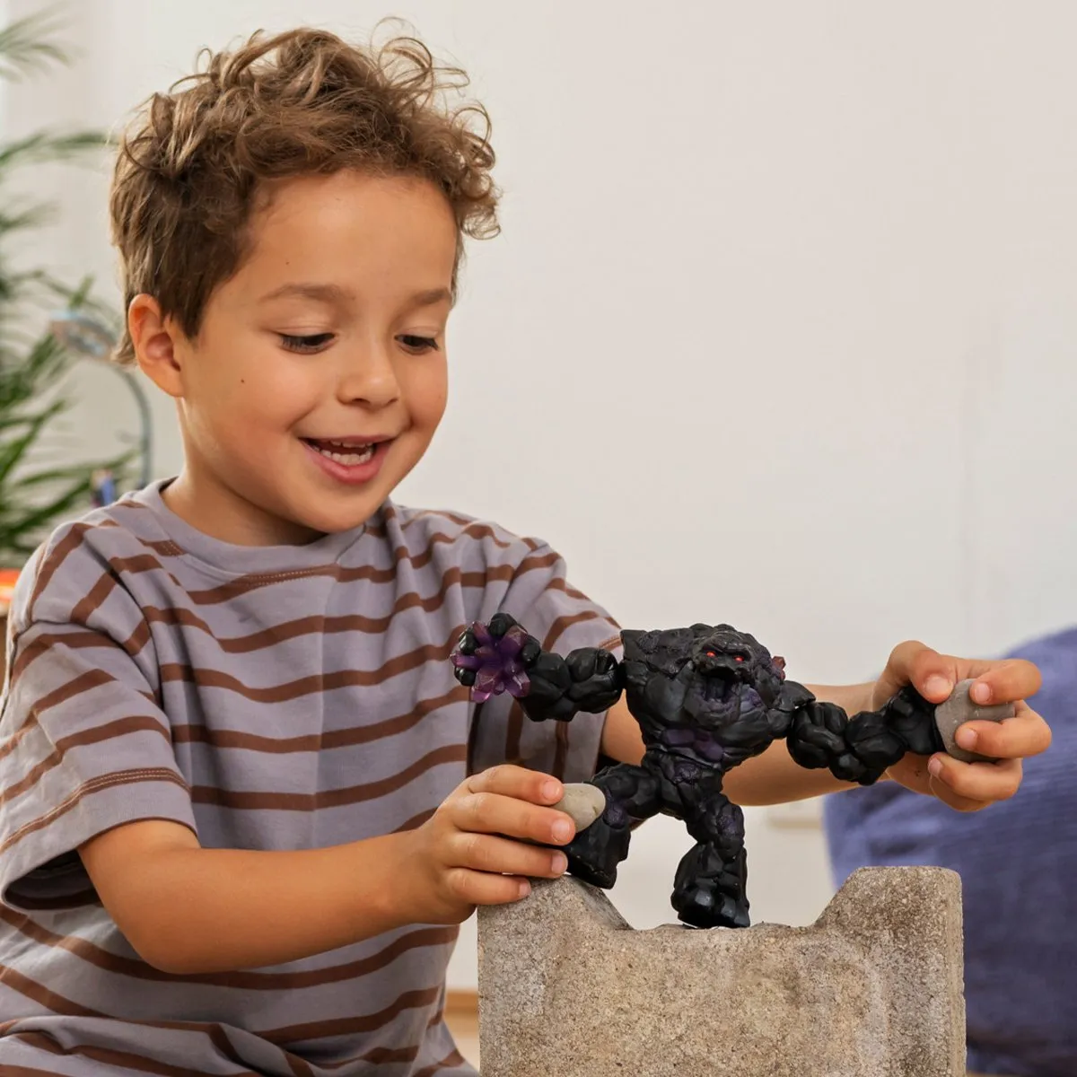 Schleich Eldrador Creatures 70158 Schaduwsteen Monster - Zwart/Paars