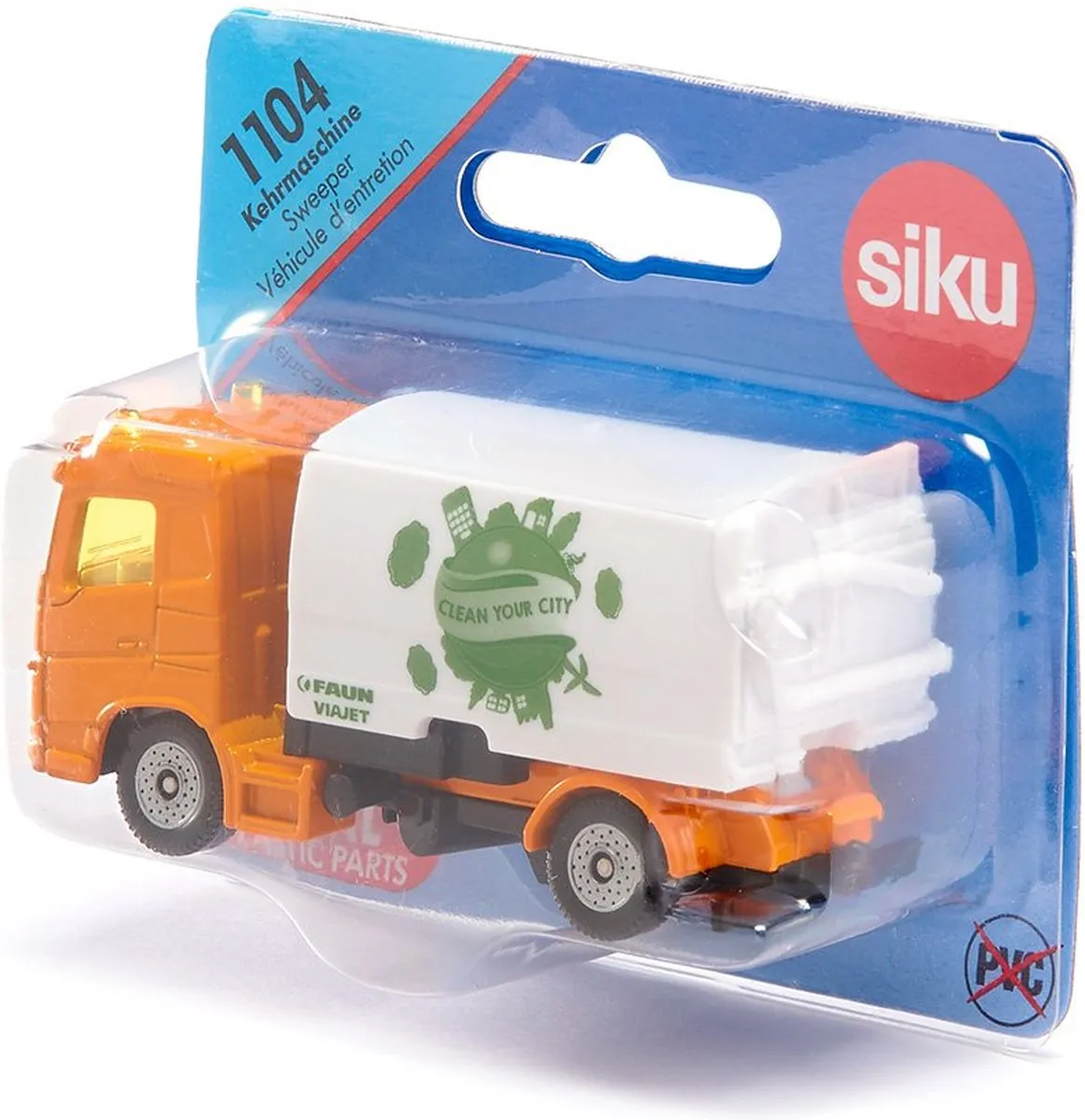 SIKU 1104 Veegwagen - Blauw