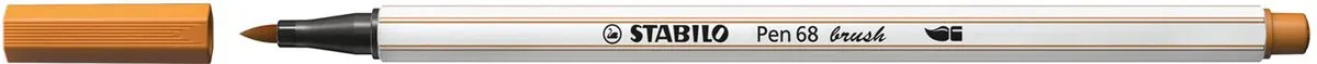 STABILO Pen 68 Brush Donker Oker