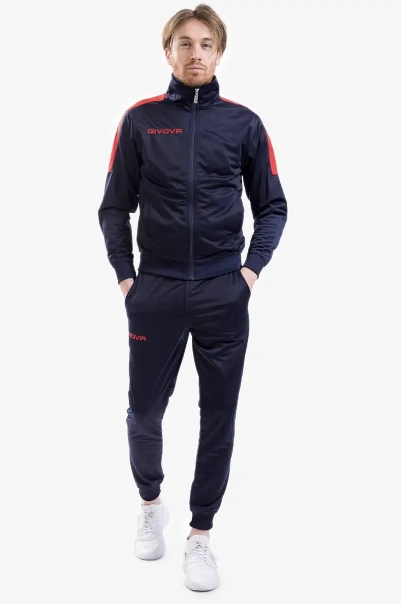 Givova Revolution Sportset - Jas & Broek - Rood