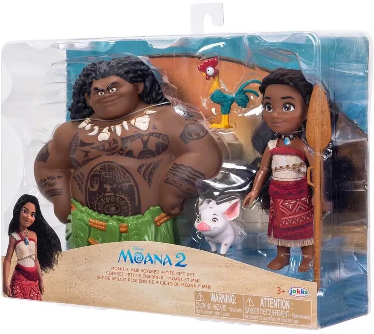 Disney Vaiana Speelset 15cm - Meerkleurig