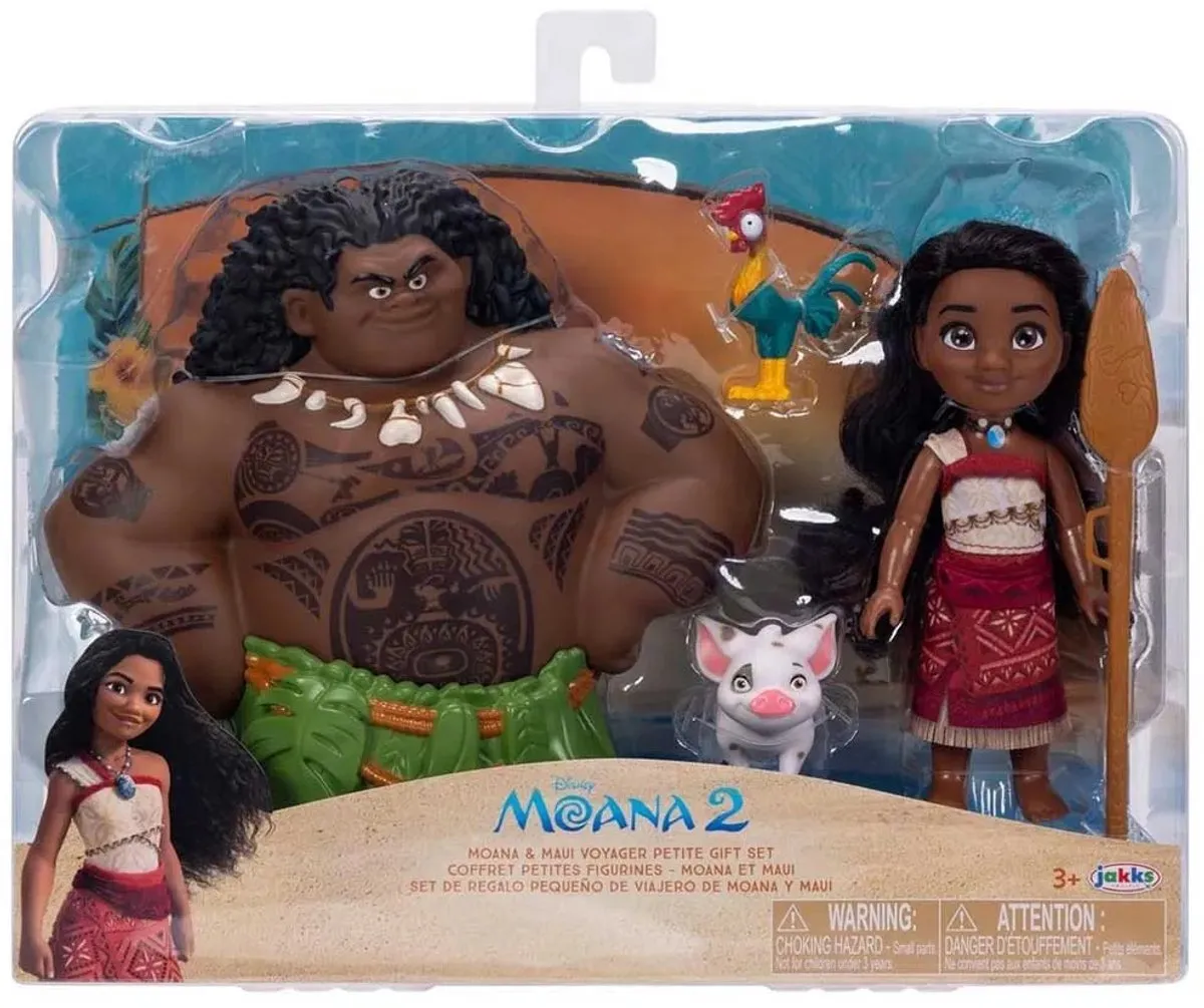 Disney Vaiana Speelset 15cm - Meerkleurig
