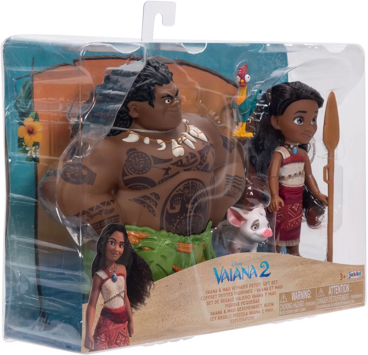 Disney Vaiana Speelset 15cm - Meerkleurig - afbeelding 6 van 6