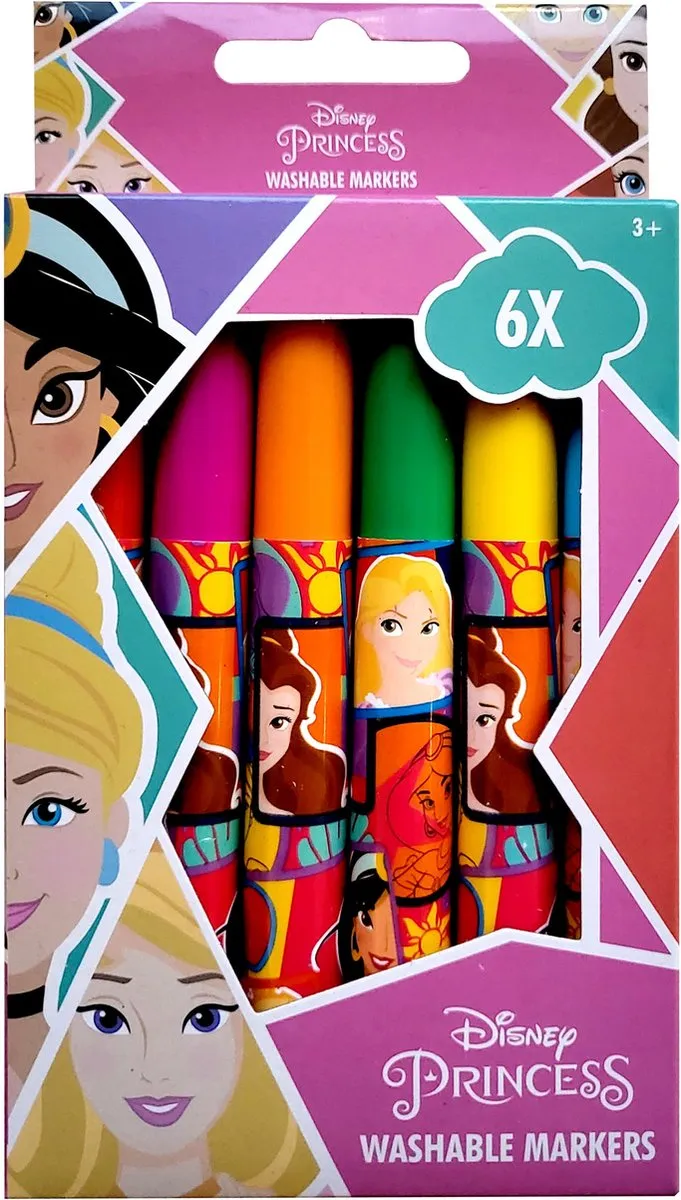 Disney Princess Uitwasbare Stiften