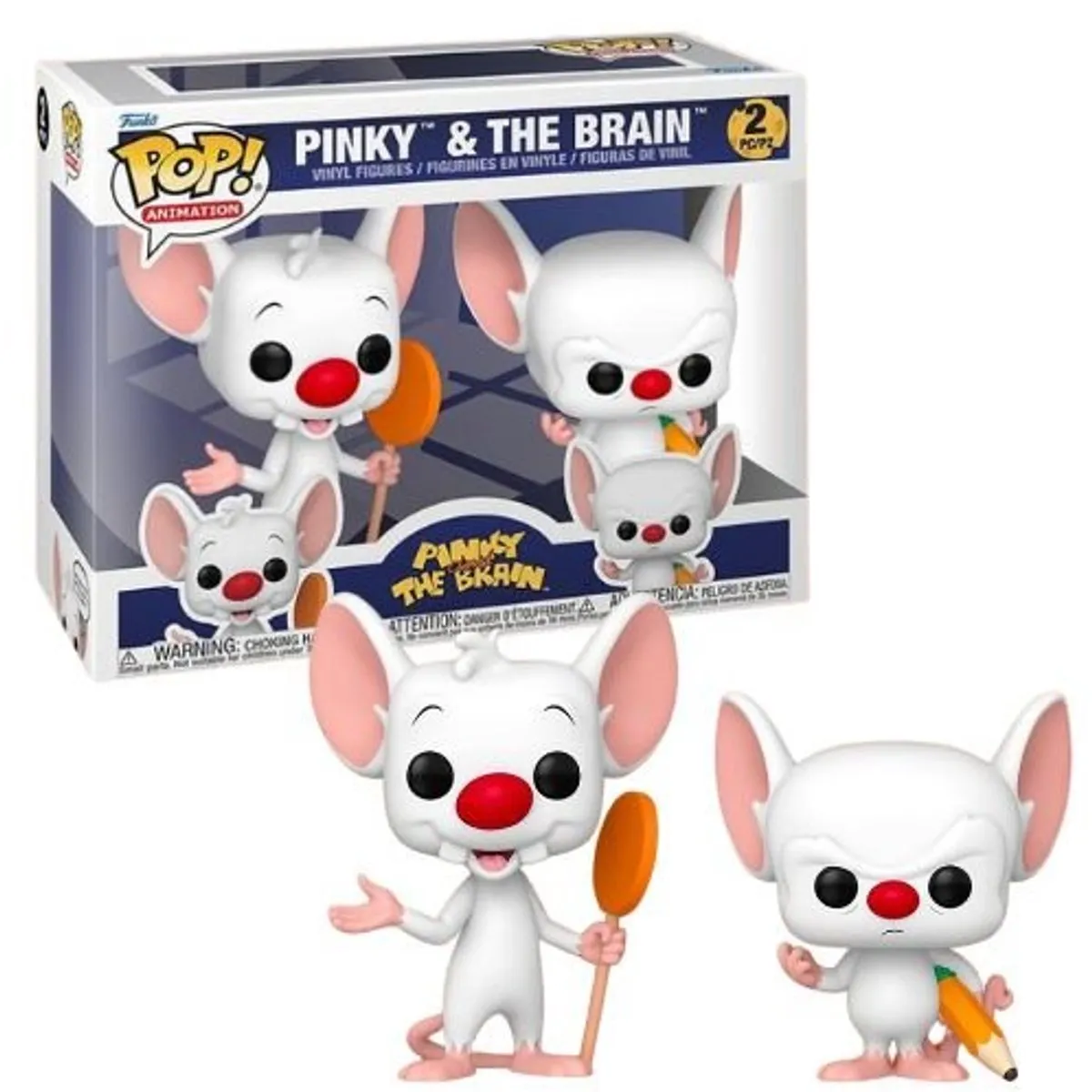 Funko Pop! Pinky & The Brain 2-Pack - Multicolor