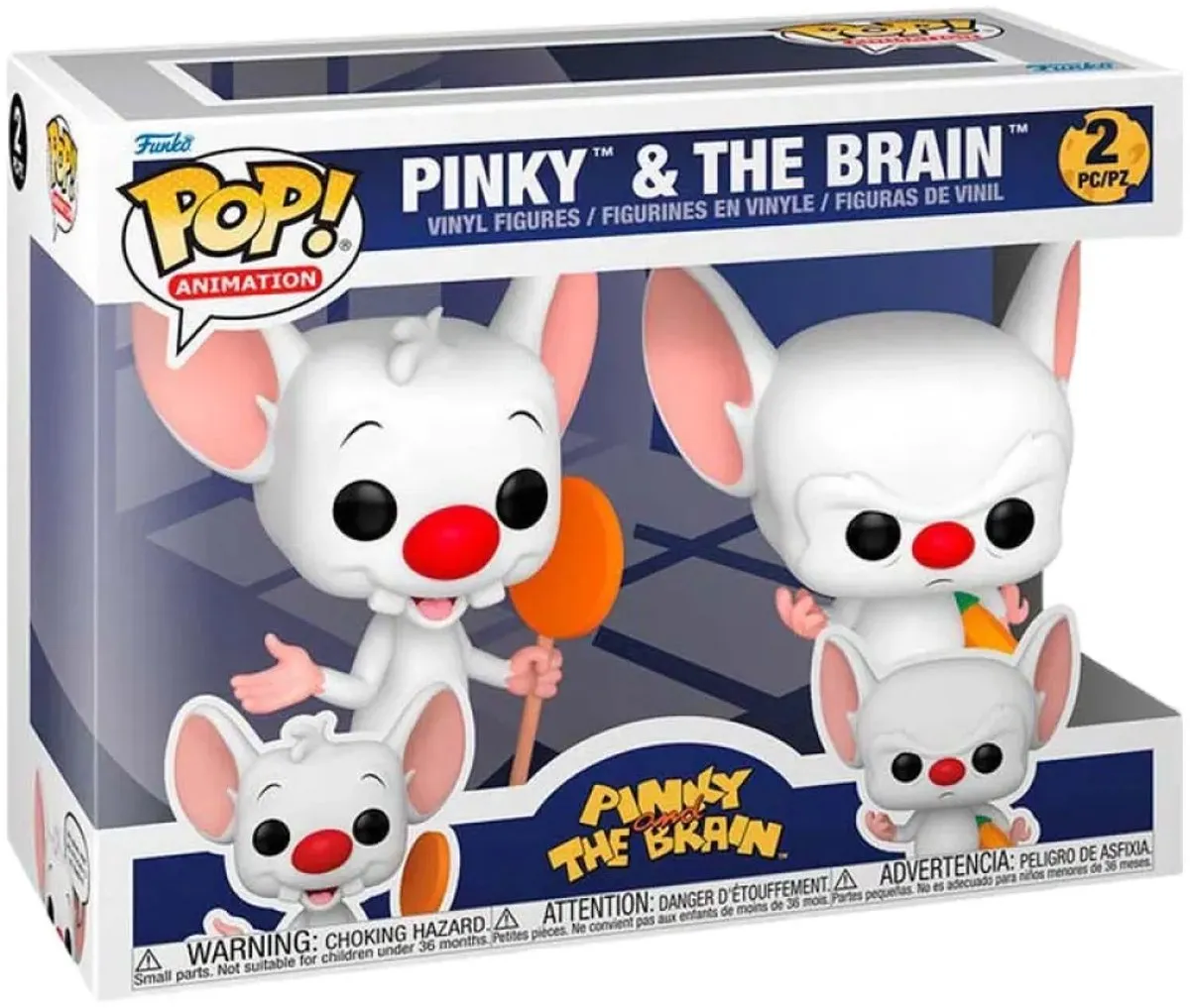 Funko Pop! Pinky & The Brain 2-Pack - Multicolor