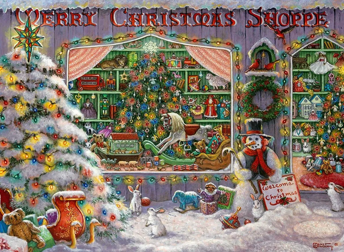 Ravensburger Merry Christmas Shoppe Puzzel 500 Stuks