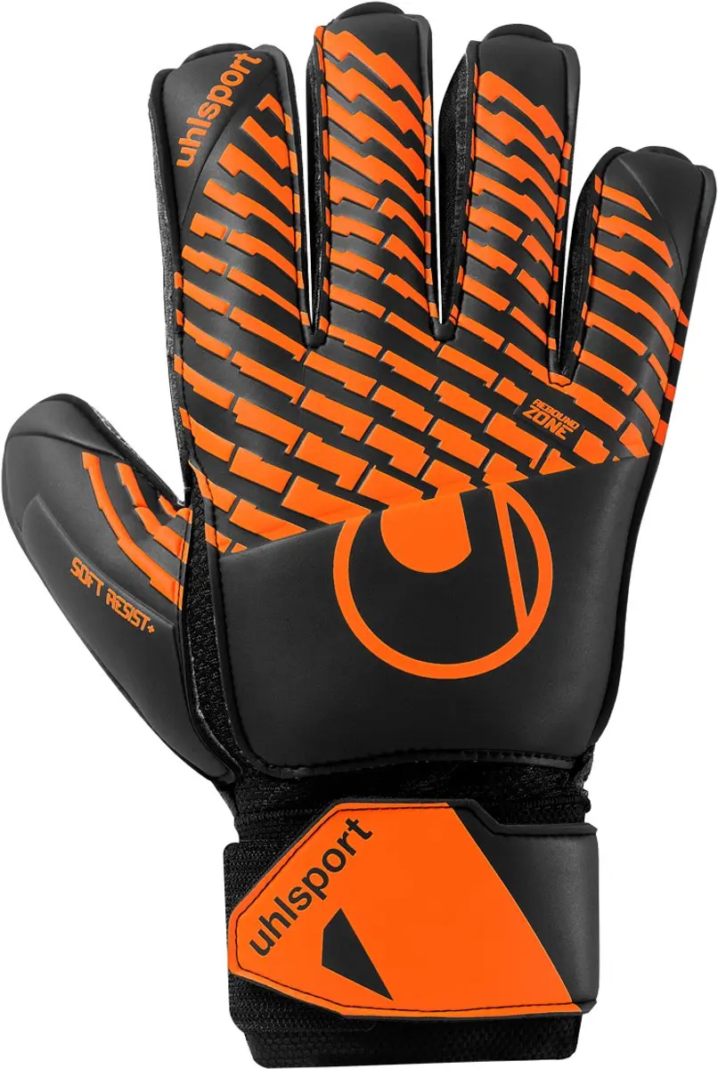 Uhsport Soft Resist+ Flex Frame Black Fluo Orange Keepershandschoenen