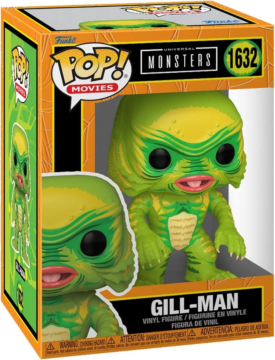 Funko Pop! Movies Universal Monsters Gill-Man #1632 - Veelkleurig