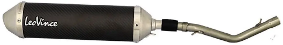 LeoVince Uitlaatdemper 17002 Fantic 50 Motard - Carbone