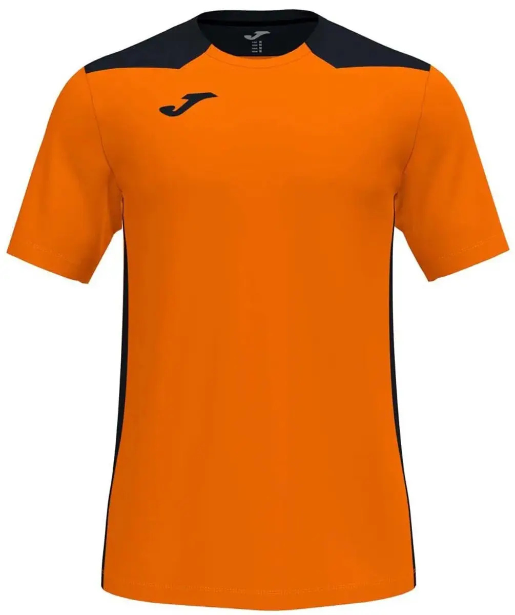 Joma Championship VI Shirt Kinderen - Fluoro Oranje/Zwart 110 - afbeelding 4 van 5