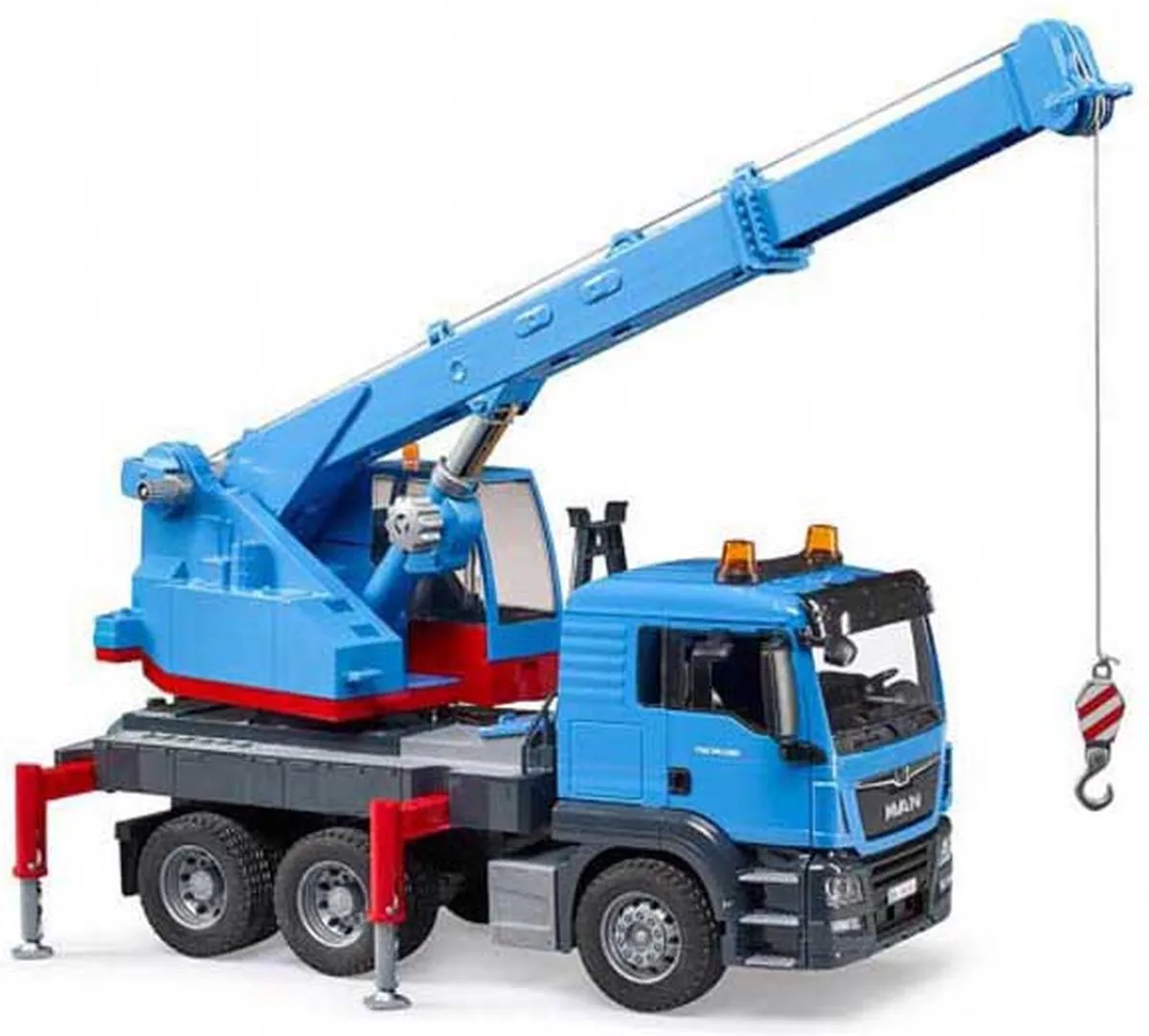 Bruder MAN Kraanwagen 3771 - Blauw