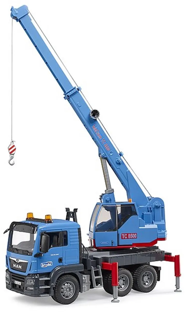 Bruder MAN Kraanwagen 3771 - Blauw
