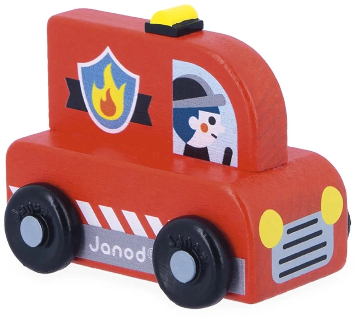 Janod Cross Roads Houten Brandweerwagen 11.5916