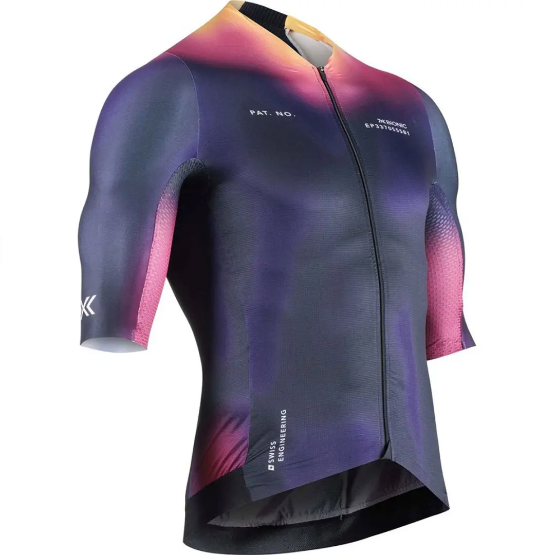 X-bionic Corefusion Aero Korte Mouw Wielertrui Paars S Man