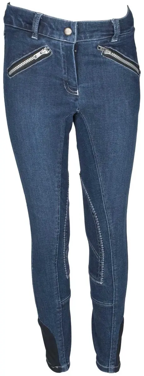 Mondoni Kinder Rijbroek 128 - Jeans