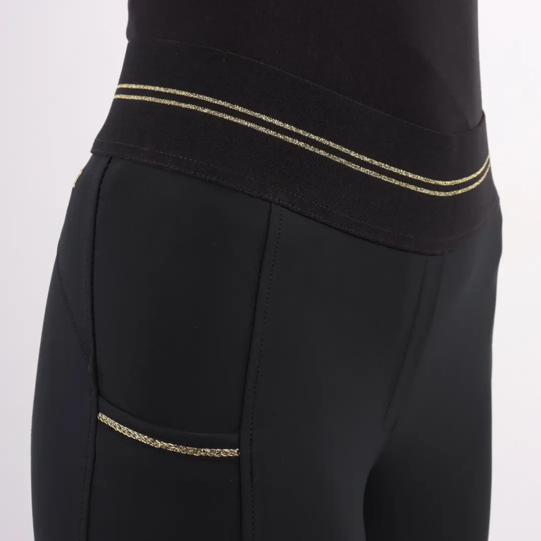 QUUR Qnila Full Grip Paardrijlegging 44 - Zwart-goud