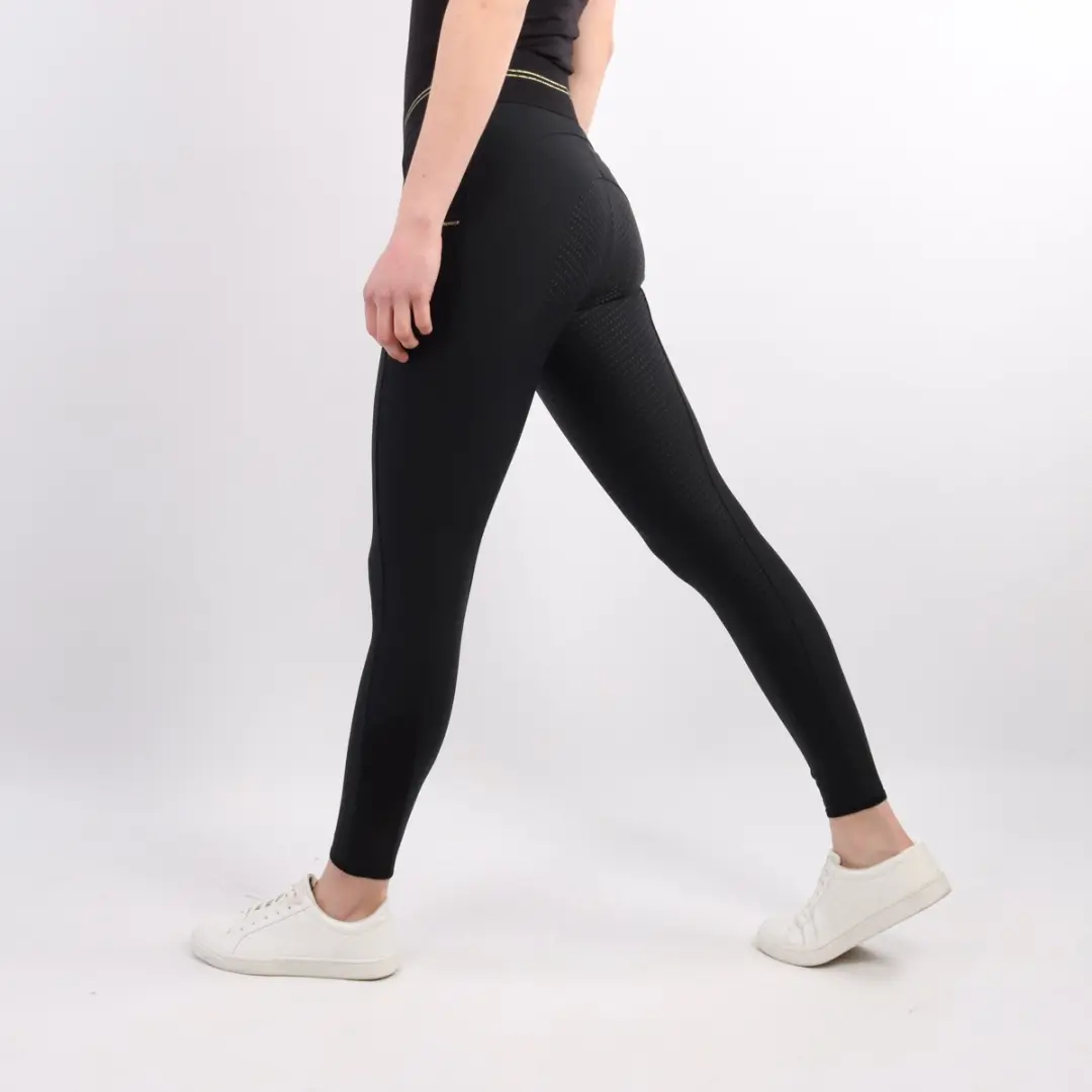 QUUR Qnila Full Grip Paardrijlegging 44 - Zwart-goud - afbeelding 6 van 6