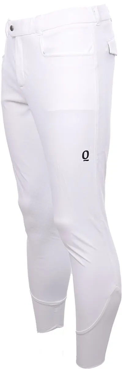 Quur Paardrijbroek Quur Qclassic Knie Grip Men Wit